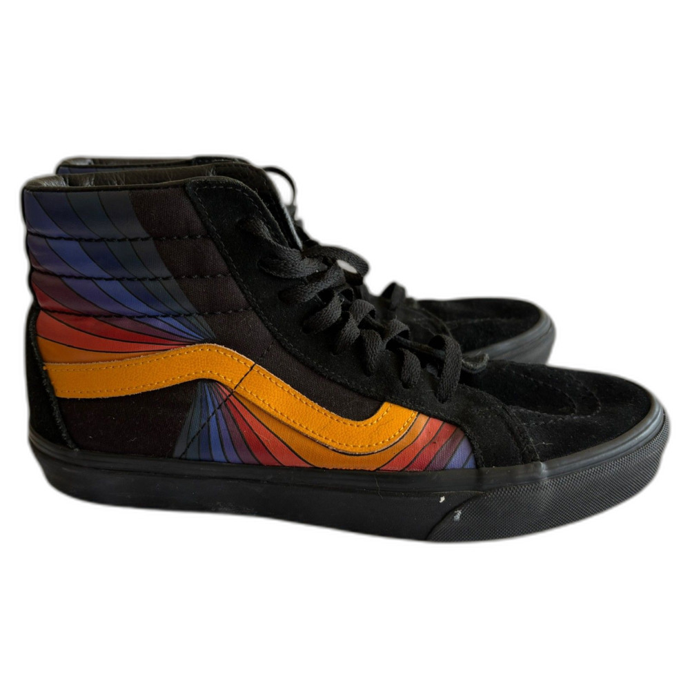 Vans Sk8-Hi Sunset Multicolor High Top Skater Sneakers US Men 9 / Women 10.5